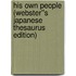 His Own People (Webster''s Japanese Thesaurus Edition)