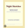 Night Sketches (Webster''s Japanese Thesaurus Edition) door Inc. Icon Group International