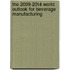 The 2009-2014 World Outlook for Beverage Manufacturing