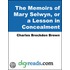 The Memoirs of Mary Selwyn, or a Lesson in Concealment