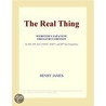 The Real Thing (Webster''s Japanese Thesaurus Edition) door Inc. Icon Group International