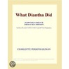 What Diantha Did (Webster''s French Thesaurus Edition) door Inc. Icon Group International