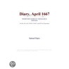 Diary, April 1667 (Webster''s Korean Thesaurus Edition) by Inc. Icon Group International