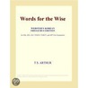 Words for the Wise (Webster''s Korean Thesaurus Edition) door Inc. Icon Group International