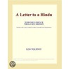 A Letter to a Hindu (Webster''s French Thesaurus Edition) door Inc. Icon Group International