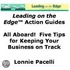 All Aboard!  Five Tips for Keeping Your Business on Track