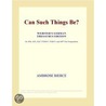 Can Such Things Be? (Webster''s German Thesaurus Edition) door Inc. Icon Group International