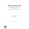 Diary, Apr-May 1661 (Webster''s Korean Thesaurus Edition) by Inc. Icon Group International