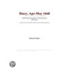 Diary, Apr-May 1668 (Webster''s Korean Thesaurus Edition) by Inc. Icon Group International