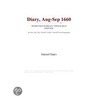 Diary, Aug-Sep 1660 (Webster''s Korean Thesaurus Edition) door Inc. Icon Group International