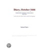 Diary, October 1666 (Webster''s German Thesaurus Edition) door Inc. Icon Group International
