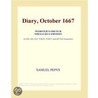 Diary, October 1667 (Webster''s French Thesaurus Edition) by Inc. Icon Group International