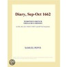Diary, Sep-Oct 1662 (Webster''s French Thesaurus Edition) by Inc. Icon Group International