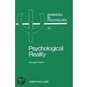 Psychological Reality. Advances in Psychology, Volume 26. by K.P. Hillner