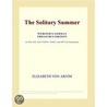 The Solitary Summer (Webster''s German Thesaurus Edition) by Inc. Icon Group International