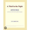A Thief in the Night (Webster''s French Thesaurus Edition) door Inc. Icon Group International