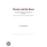 Beauty and the Beast (Webster''s German Thesaurus Edition) by Inc. Icon Group International