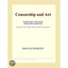 Censorship and Art (Webster''s Japanese Thesaurus Edition) door Inc. Icon Group International