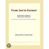 From Jest to Earnest (Webster''s German Thesaurus Edition) by Inc. Icon Group International