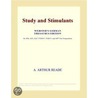 Study and Stimulants (Webster''s German Thesaurus Edition) by Inc. Icon Group International