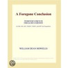 A Foregone Conclusion (Webster''s French Thesaurus Edition) door Inc. Icon Group International