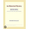 An Historical Mystery (Webster''s Korean Thesaurus Edition) door Inc. Icon Group International