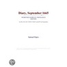 Diary, September 1665 (Webster''s Korean Thesaurus Edition) door Inc. Icon Group International