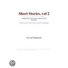 Short Stories, vol 2 (Webster''s Spanish Thesaurus Edition) door Inc. Icon Group International