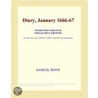 Diary, January 1666-67 (Webster''s French Thesaurus Edition) door Inc. Icon Group International