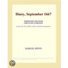 Diary, September 1667 (Webster''s Spanish Thesaurus Edition) by Inc. Icon Group International