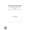 The Wentworth Letter (Webster''s Japanese Thesaurus Edition) door Inc. Icon Group International