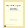 They Call Me Carpenter (Webster''s Korean Thesaurus Edition) by Inc. Icon Group International