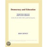 Democracy and Education (Webster''s French Thesaurus Edition) door Inc. Icon Group International