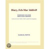 Diary, Feb-Mar 1668-69 (Webster''s Spanish Thesaurus Edition) door Inc. Icon Group International