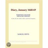 Diary, January 1668-69 (Webster''s Japanese Thesaurus Edition) door Inc. Icon Group International