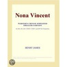 Nona Vincent (Webster''s Chinese Simplified Thesaurus Edition) by Inc. Icon Group International