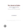 The Altruist in Politics (Webster''s Korean Thesaurus Edition) door Inc. Icon Group International