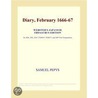 Diary, February 1666-67 (Webster''s Japanese Thesaurus Edition) door Inc. Icon Group International