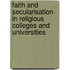 Faith and Secularisation in Religious Colleges and Universities