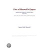 Five of Maxwell¿s Papers (Webster''s Korean Thesaurus Edition) door Inc. Icon Group International