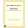 History of Famous Orators (Webster''s French Thesaurus Edition) door Inc. Icon Group International