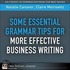 Some Essential Grammar Tips for More Effective Business Writing