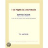 Ten Nights in a Bar Room (Webster''s Spanish Thesaurus Edition) door Inc. Icon Group International