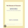 The Elements of Character (Webster''s Korean Thesaurus Edition) door Inc. Icon Group International