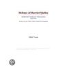 Defence of Harriet Shelley (Webster''s Korean Thesaurus Edition) by Inc. Icon Group International