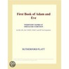 First Book of Adam and Eve (Webster''s Korean Thesaurus Edition) door Inc. Icon Group International