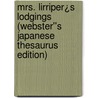 Mrs. Lirriper¿s Lodgings (Webster''s Japanese Thesaurus Edition) by Inc. Icon Group International
