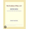 The Evolution of Man, vol 1 (Webster''s German Thesaurus Edition) by Inc. Icon Group International