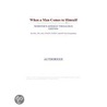 When a Man Comes to Himself (Webster''s German Thesaurus Edition) by Inc. Icon Group International
