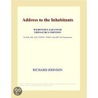 Address to the Inhabitants (Webster''s Japanese Thesaurus Edition) by Inc. Icon Group International